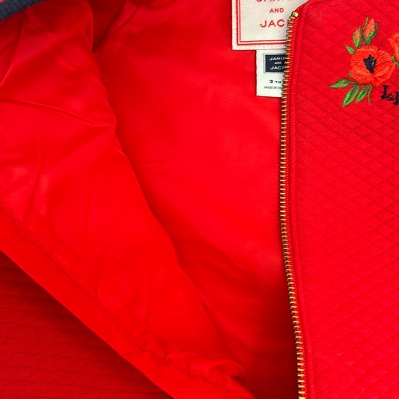 Janie and Jack Red Jacket Size: 3-4 - Picture 8 of 11